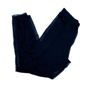 SHEIN Black Mesh Pants